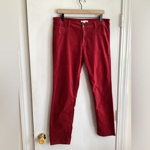 Red Corduroy Cabi Pants s: 10